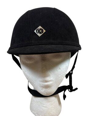 Charles Owen YR8 Black Riding Hat Helmet